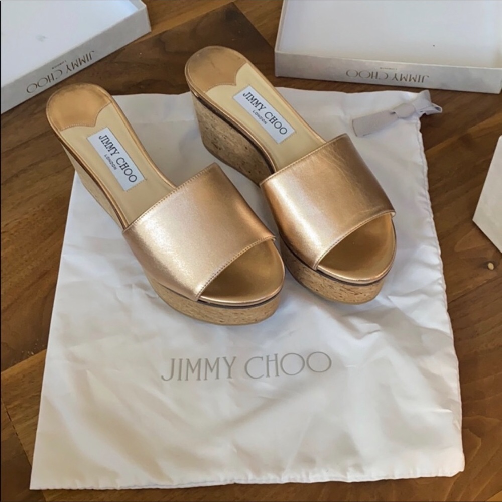 JIMMY CHOO “DEEDEE” WEDGES